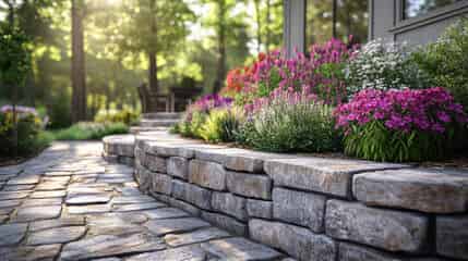 Retaining Wall & Patio Construction Services image