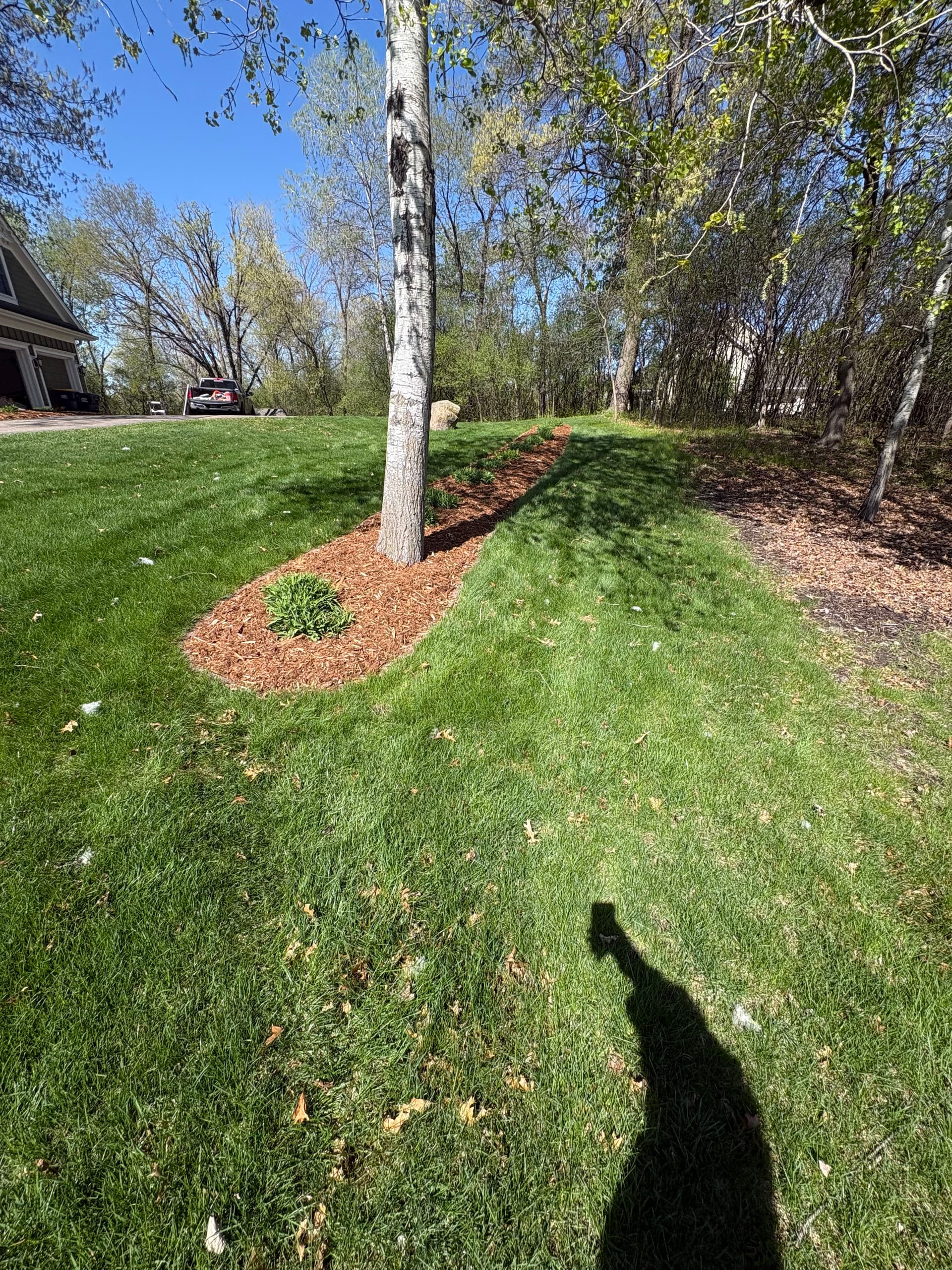 Gallery photos for Fresh Mulch Installation Across Multiple Landscape Beds: Image #2