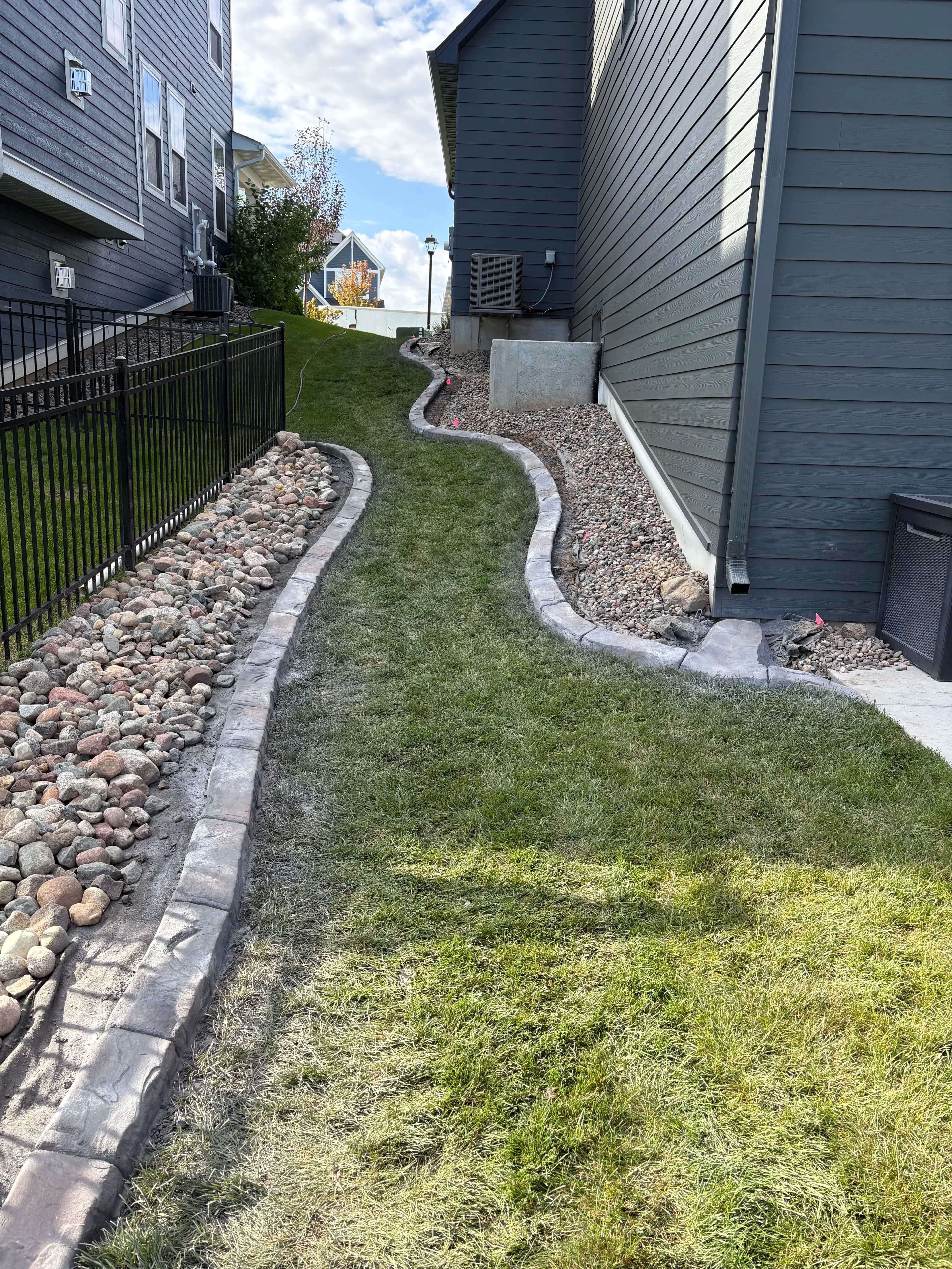 Project Custom Curbing and Rock Landscaping Build in Progress image