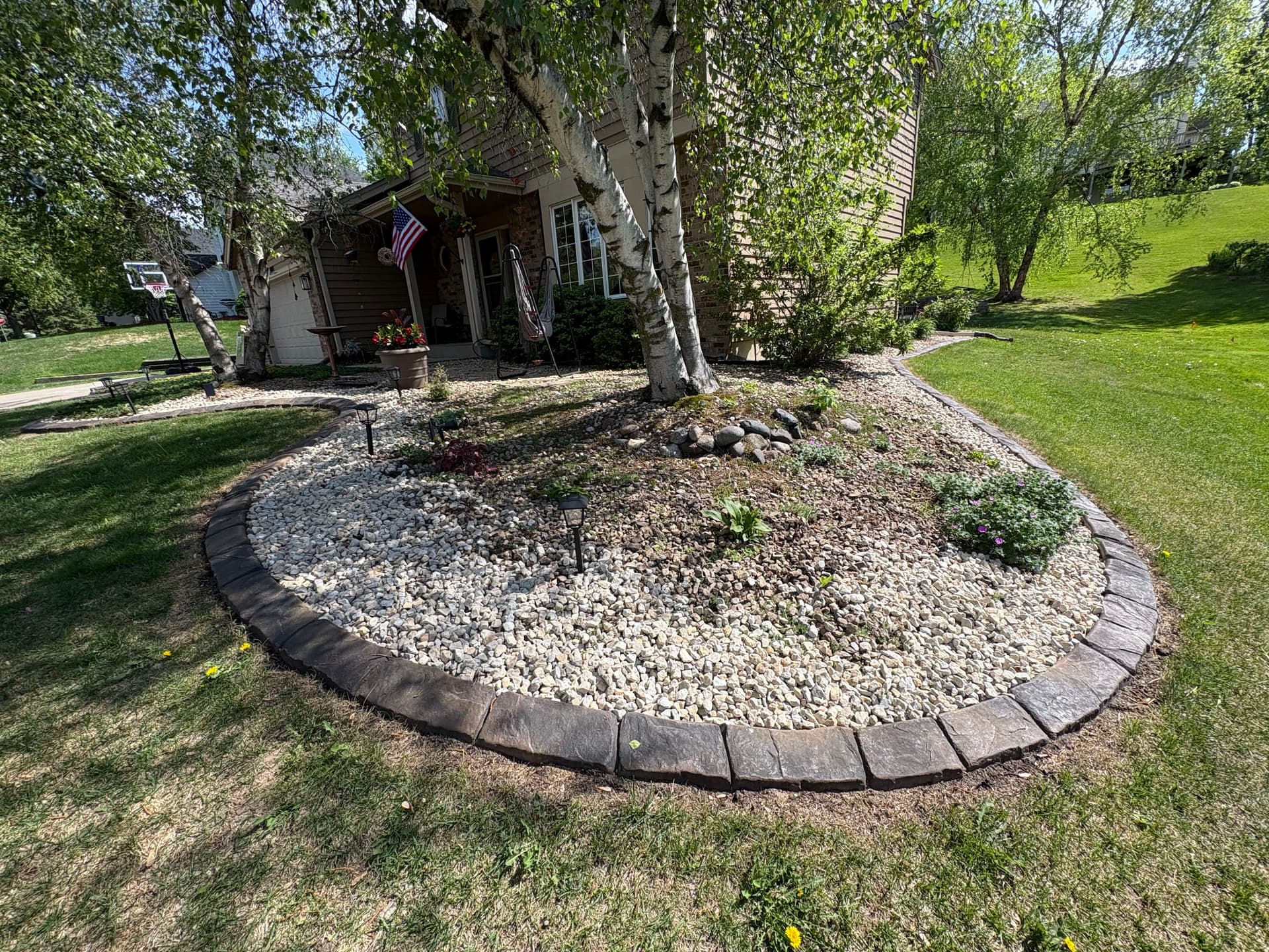 Gallery photos for Concrete Curbing and Rock Beds That Actually Stay Put: Image #2