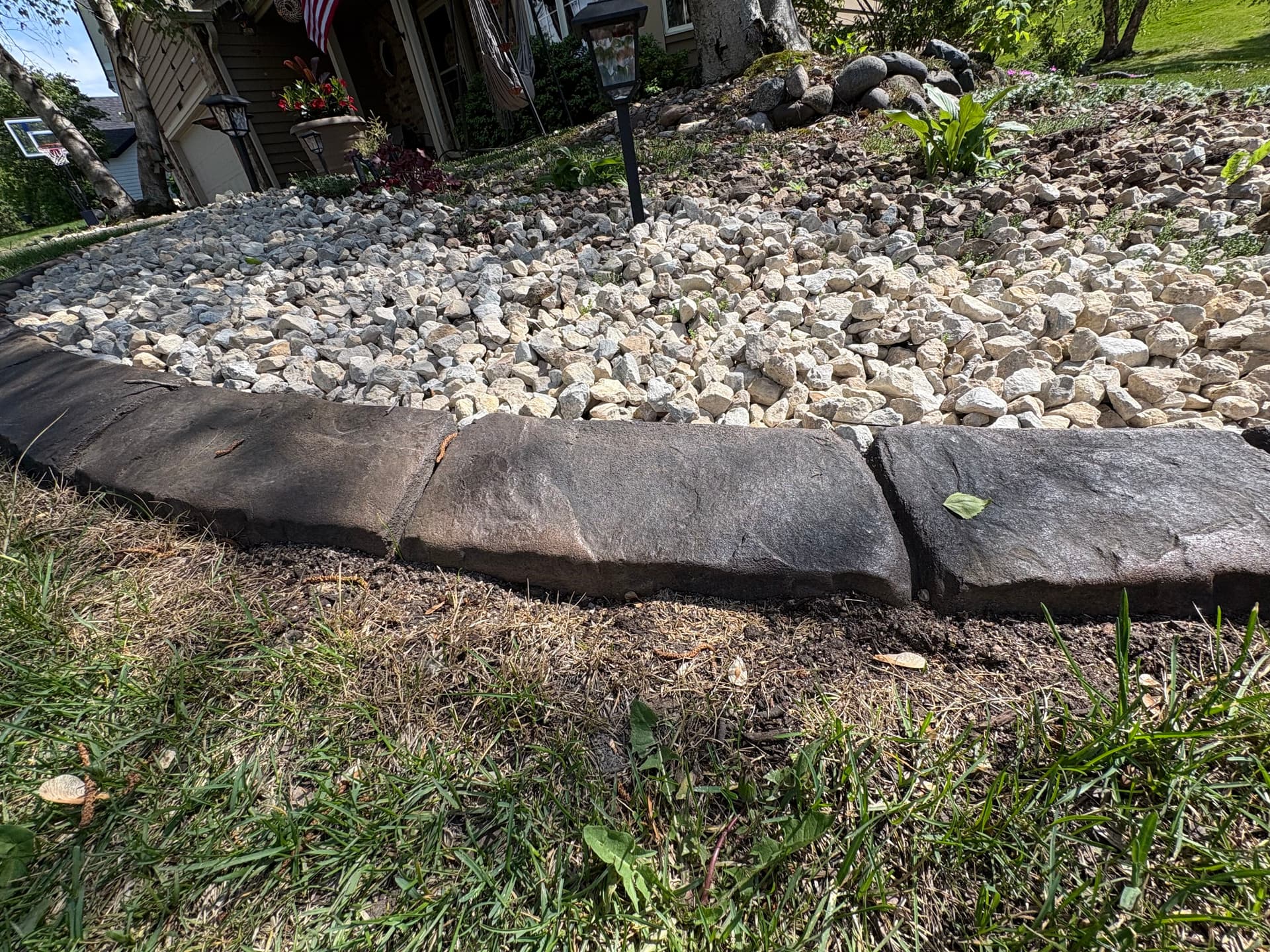 Gallery photos for Concrete Curbing and Rock Beds That Actually Stay Put: Image #1