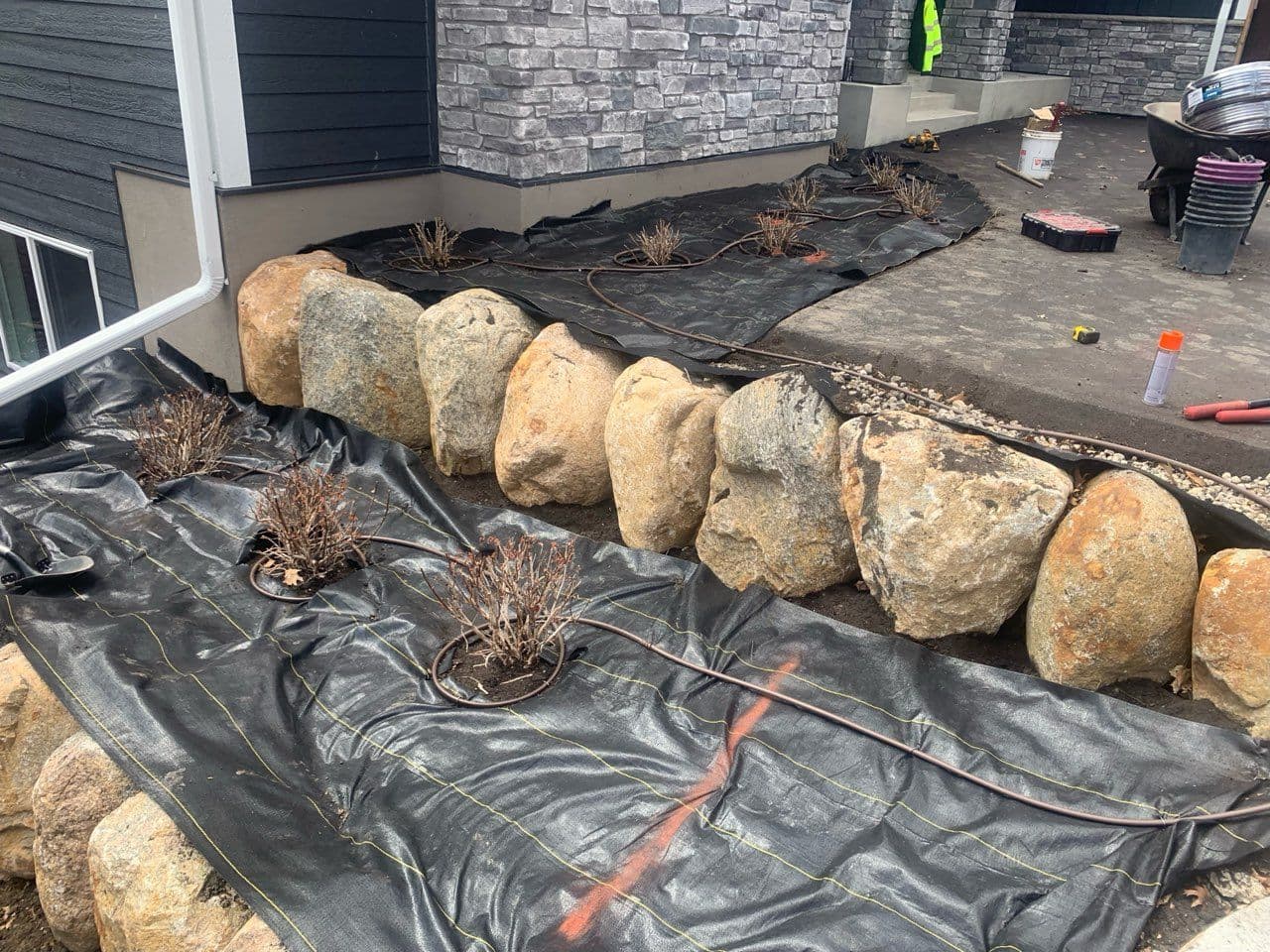 Stone Staircase and Garden Magic Transformation