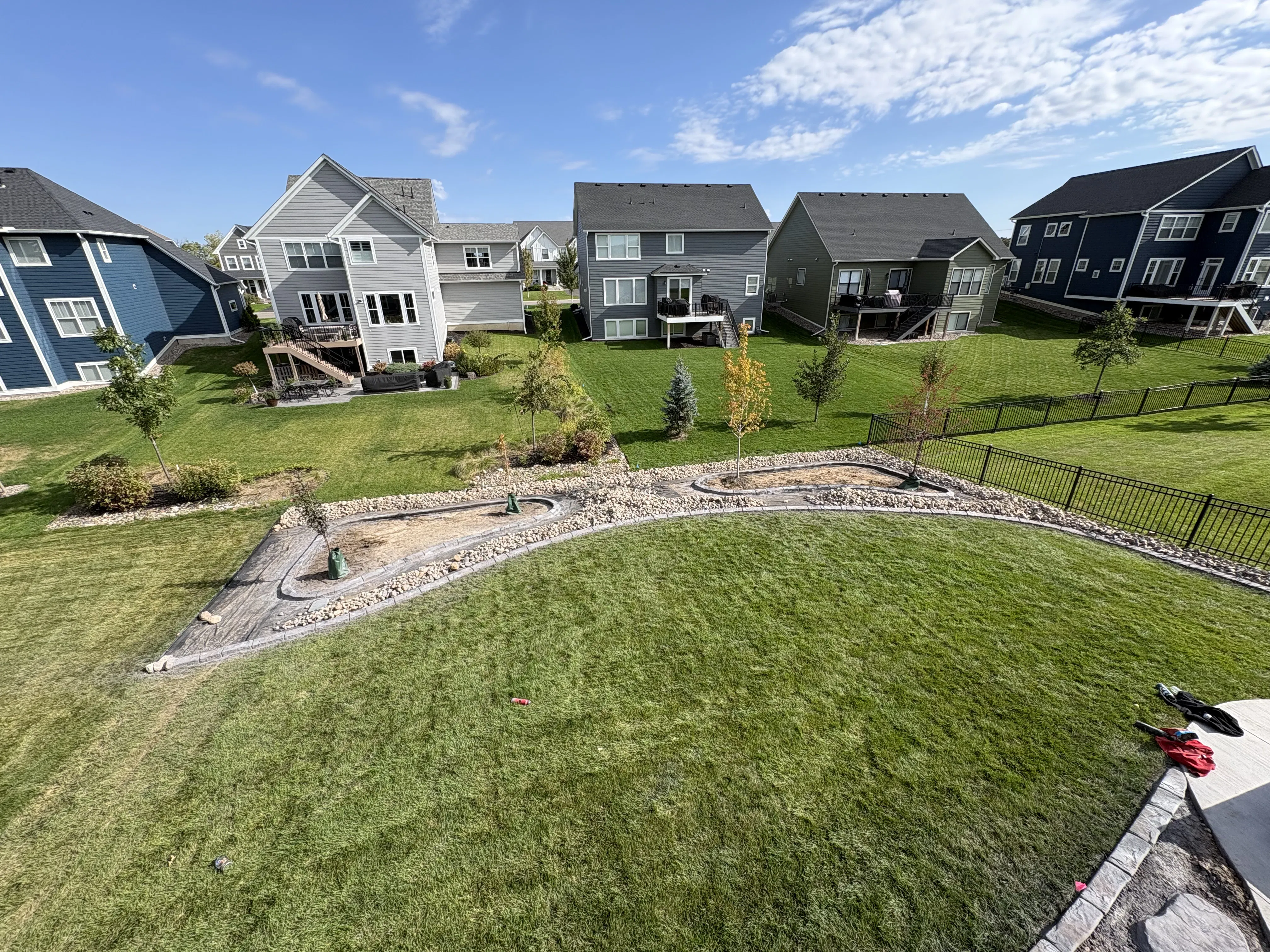 Gallery photos for Custom Curbing and Rock Landscaping Build in Progress: Image #1