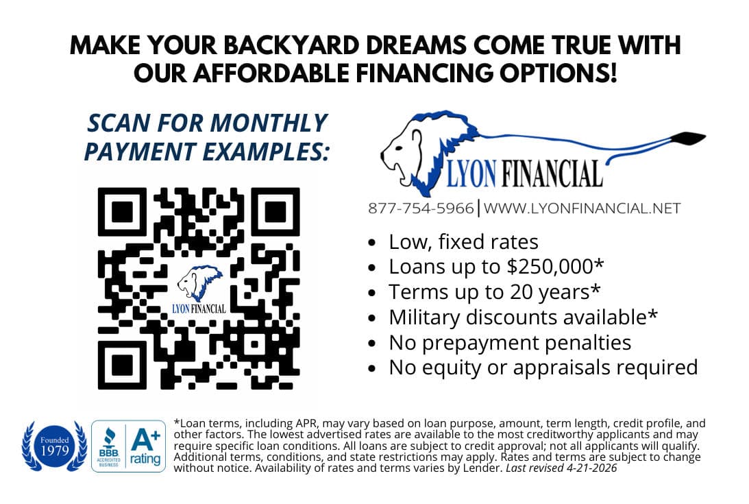 Gallery photos for Now Offering Financing So Your Backyard Build Doesn't Have to Wait: Image #1